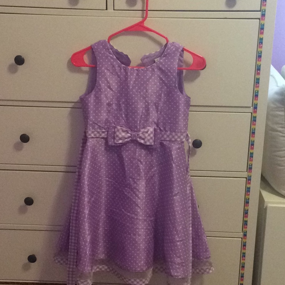 Purple Polka Dot Dress